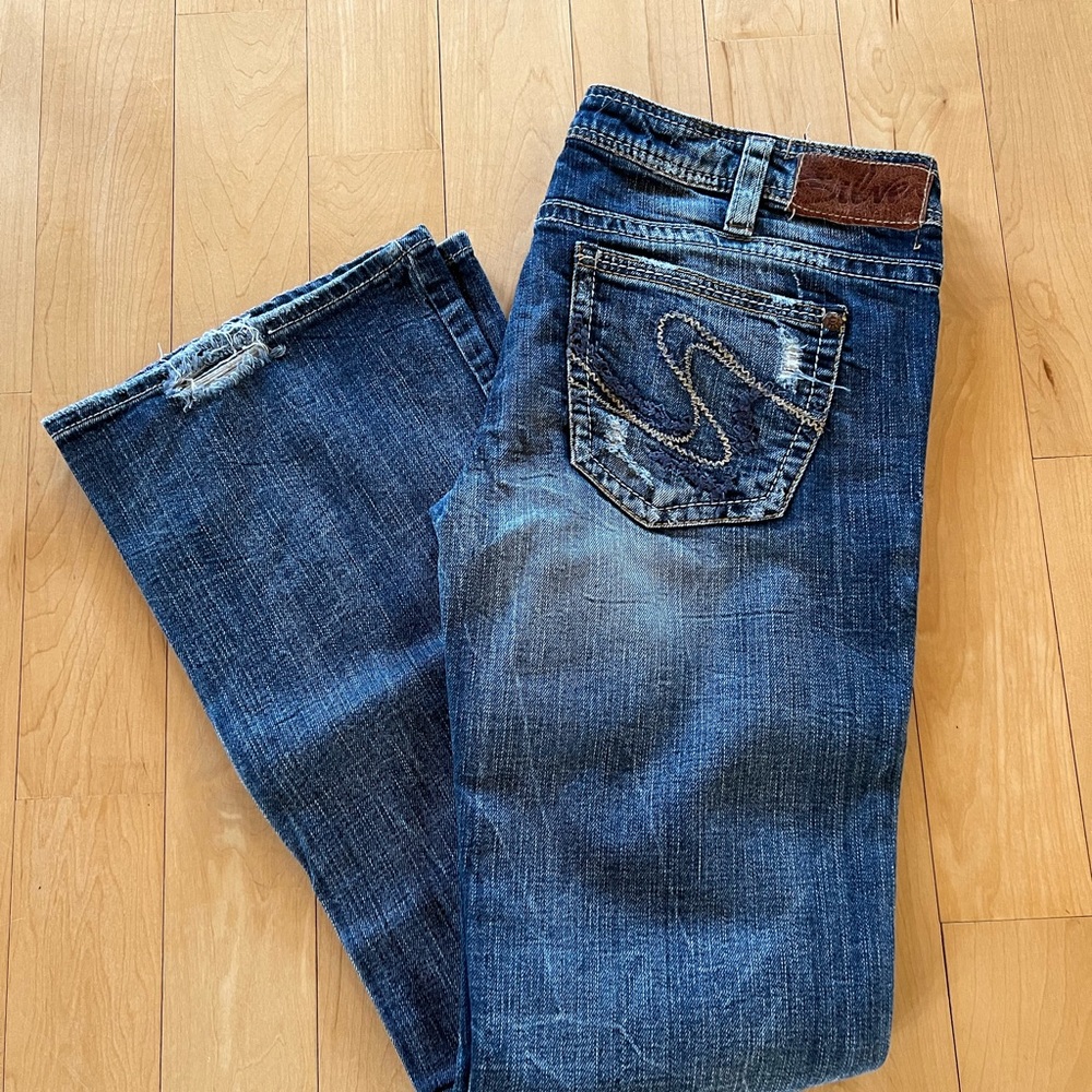 Silver Tuesday bootcut lowrise jeans
